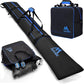 Ski Bag and Boot Bag Combo,Padded Ski Bag Set for Air Travel,Snow Ski Bags for Adults,Water- resistant Ski Boot Bag Fits for Skis Up to 200 CM and Boots Up To Size US13