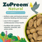 ZuPreem Natural Bird Food, Bird Feed Pellets for Amazons, Cockatoos & Macaws, ZuPreem Core Nutrition, Made in USA, Added Vitamins, Cockatoo Food, Macaw Feed, (Large, 3 lb Bag)