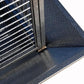 X-Large Corner Parrot Bird Flight Breeding Wrought Iron Rolling Cage Solid Plated Feeder Doors with Around Metal Seed Guard
