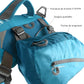 Kurgo Dog Saddlebag Backpack, Back Pack Dog Harness, Hiking Pack for Dogs, Packs for Pets to Wear, Camping & Travel Vest Harness, Reflective, Lightweight, Baxter Pack, for Medium & Large Pets