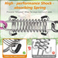 Tresbro 50 FT Dog Tie Out Cable with Spring, Shock Absorbing Tether Chains for Outside Aavilable in 10/15/20/25/30/40/50/70/100/120 FT, Heavy Duty Leads for Yard for Medium & Large Dogs Up to 500 LBS