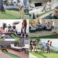 Putting Green Putting matt for Indoors Golf Putting Mat - Indoor Putting with Ball. Putting matt for Golf Practice, Portable and Easy to Clean. Great Gift