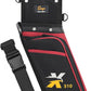 SUNYA X510 Field & Competition Hip Arrow Quiver | 3-Slot Noise-Free Archery Quiver with Sturdy Storage System (42x18cm)