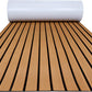 FOCEAN Boat Flooring EVA Foam Boat Decking Faux Teak Marine Flooring Boat Mat Boat Carpet Sheet for Motorboat RV Yacht Kayak Surfboard, 94.5"x 47.2"/35.4"/23.6"/15.7"