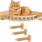 UNTITLDW Wall-Mounted Cat Shelves – Sleek, Durable Multi-Level Shelf with Floating Perch, Hammock, Cat Bed & Platform – Space-Saving Design for Play & Lounging – Easy Setup for Active Cats