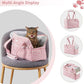 Machamie's Luxury Pet Carrier - Mesh Windows, Soft Cat & Small Dog Carrier, Fashionable Cat & Dog Purse, 15 lb Max