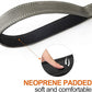 TwoEar 5FT 1IN Strong Gray Dog Leash with 2 Padded Handles, Traffic Handle Extra Control, Comfortable Soft Dual Handle, Auto Lock Hook, Reflective Walking Lead for Small Medium and Large Dogs