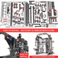Smith Machine Power Rack Multifunctional Power Cage Deep Squat Rack Cable Crossover System Selectable More Training Attachment for Garage & Home Gym