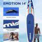 Mistral Stand Up Inflatable Paddle Board Racing & Touring Board 13'2"/ 14' Race Board, Backpack with Wheels, Durable ISUP for Youth & Adult, w/Premium SUP Accessories