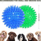 petizer 6 Pack 2.5” Squeaky Dog Toy Balls, Floating Dog Pool Balls, Spiky Dog Balls, Durable Interactive Fetch Toys for Puppy, Dog Chew Toys for Teething (2.5"", Small Dog), Set of 6
