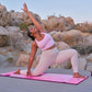 Manduka Yogitoes Yoga Towel – Rubber Grip Dots Non-Slip Bottom, Quick Dry Fitness Towel for Hot Yoga, Pilates, Exercise
