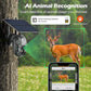 VOOPEAK Cellular Trail Camera, 2.5K Trail Cameras with Color Night Vision, Built-in SIM Card Live Streaming Pan 355° Tilt 90° Game Camera Solar Powered Motion Activated No WiFi Needed