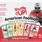 Shuffle Up American Football Card Game – Kids Outdoor Garden Games with 70+ Fun & Active Fitness Workout Cards, American Football Gifts for Boys & Girls, Fun Family Games