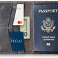 PEGAI Personalized Leather, Passport Holder For Travel | Handmade Passport Wallet Cover Case | Travel Document Holder, Passport Cover for Men, Women, and Family | Pike (Rock Grey)