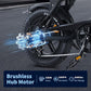 Electric Bike for Adults, Fat Tire EBike, 36V 10.4Ah Removable Battery, 500W Upgrade Motor, 20MPH Commuter Bike, V8 Mini Electric Bicycle for Mountains, Snow, Sand, Road