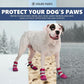 Spark Paws Dog Shoes, Waterproof Dog Boots for Medium to Large Dogs, Non Slip, Breathable Dog Booties and Paw Protectors - 4PCS Doggie Hiking Boots with Reflective Straps, Pink Camo, Size 8