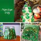5LB Green Flat Glass Marbles for Vases, Gemstone Beads Vase Filler Decorative Glass Pebbles for Fish Tank, DIY Crafts, Aquarium Decor Rocks