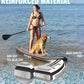 BM Paddle Board Inflatable Stand Up Paddle Board, SUP Paddleboard for Adult, Premium Accessories | Non-Slip EVA Deck & Foam Handles, Camera Mount, Double Action Pump, 85L Travel Backpack