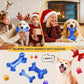 Magicorange Tough Dog Toys, Chew Toys for Aggressive Chewers, Dog Bone Toy Nylon Almost Indestructible Dogs Toy for Teeth Cleaning and Training (Blue)