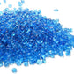Lawei 5LB Fish Tank Gravel, Polished Small Aquarium Substrate Gravel Sand, Blue Sea Glass Beads for Vases, Irregular Decorative Pebbles Stones for Aquarium, Garden, Vase Fillers, Succulent Plants