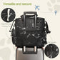 Dog Travel Bag,Weekend Pet Travel bag Set for Dog and Cat,Airline Approved Tote Multi-Function Dog Bags for Traveling,Include 2 Collapsible Bowls,2 Food Storage Containers,1 Feeding Mat,Marble