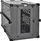 Heavy Duty Fully Collapsible Powder-Coated Aluminum Dog Crate - Large (Gray)