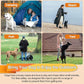 Tie Out Cable for Dogs,100FT Dog Leads,Heavy Duty Tie Out Cable for Large Dogs Up to 125lbs,Durable Dog Runner Tether Line for Outdoor,Yard