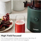 Hurom H320 Cold Press Juicer Machine, Easy to Clean Masticating Slow Juicer, Coarse Strainers, Self-Feeding, Hands Free, Family Size, Quiet Motor, Easy Assembly (Kale/Dark Green)