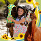 Chunful 6 Pcs Horse Fly Masks with Ears Smooth and Comfortable Cashel Mesh Fly Mask Elasticity Breathability UV Protection Horse Face Covering for Riding Supplies(Flamingo,Medium)