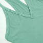 iGENJUN Workout Tops for Women Racerback Basic Tank Summer 2025 Camisole V Neck Slim Fit Ribbed Sleeveless