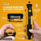 Diamondg Cordless Dog Nail Grinder with Quiet Sound & LED Tip for Large & Small Dogs, 4hrs. Runtime, 2 Bits Included, Orange