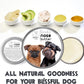 The Blissful Dog Brussels Griffon Nose Butter for Dry, Cracked Skin, Lick-Safe Dog Nose Balm with Moisturizing Shea Butter, Almond, Olive, and Essential Oils, Pet Supplies, Uncented, 8 oz.