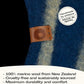 MEOWFIA Cat Cave – Premium Felt Cat Bed for Indoor Cats, Handmade 100% Merino Wool (Large, Deep Azure)