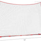 ZELUS Collapsible Barricade Backstop Net 12x9 ft, Net for Lacrosse, Baseball, Basketball, Soccer, Field Hockey and Softball Practice Barrier, Portable Hitting Net for Backyard, Park, with Carry Bag