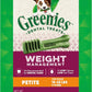 Greenies Weight Management Petite Dog Dental Chews Weight Control Dog Treats, 27 oz. Pack (45 Treats)