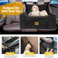 Dog Car Seat for Medium/Large Dogs, Washable Dog Booster Seat Under 60 lbs or 2 Small Dogs, Multi-Functional Pet Car Seat with Thick Cushion, 2 Safety Leashes (Black)
