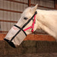 Majestic Ally Horse Feed Bag, Heavy Duty Nylon Mesh Grain Feed Bag, Adjustable Strap with Durable Snap and Elastic Straps, Comfort Neck Pad and Nose Pad- Large (Full, Beige)