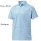 DEOLAX Mens Polo Shirts Fashion Print Mens Golf Shirt Dry Fit Mens Golf Polo Short Sleeve Quick Dry Funny Golf Shirt for Men