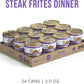 Weruva TruLuxe Cat Food, Steak Frites Dinner with Beef & Pumpkin in Gravy, 3oz Can (Pack of 24)