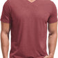 VEIISAR Premium V Neck T Shirts for Men - Modern Fitted Tees Vneck Undershirts