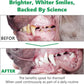 Dog Dental Powder, 120g Teeth Cleaning Powder for Dogs, Breath Freshener with Probiotics Improve Bad Breath, Remove Plaque & Tartar - Pets Dental Care Supplement for Dogs - 4.23 OZ/Scoop Included
