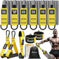 Heavy Resistance Bands for Working Out, 350lbs/450lbs Exercise Bands with Handles, Workout Bands Set for Men, Fitness Weight Bands for Muscle Strength Training, Stretching, Slim, Home Gym Equipment