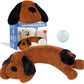 Puppy Heartbeat Toy for Separation Anxiety Relief, Heartbeat Stuffed Animal Anxiety Calming Behavioral Aid Plush Toy for Dogs Cats Pets