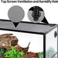 67 Gallon Reptile Tank, Glass Reptiles Terrarium 48" x 18" x 18", Sliding Door, Top Ventilation, Cable Pass, Humidify Hole, Large Reptile Cage Habitat for Bearded Dragon, Lizard, Snake, Gecko