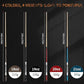 Kmise Professional Low-Deflection Pool Cue Stick, 58'' Canadian Hard Maple Wood Billiard Cue, 13mm Leather Tip, 3D Anti-Slip Grip, Precision Control for Adults/Beginners/Pros