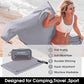 4Monster Camping Towels Super Absorbent, Fast Drying Microfiber Travel Towel, Quick Dry Ultra Soft Compact Gym Towel for Swimming Beach Hiking Yoga Travel Sports Backpack (71.00" x 35.00", Gray)