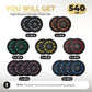 2 Inch Bumper Plates，10-500lbs，Barbell Rubber Olympic Weight Plates Set for Home Gym, Strength Training & Weight Lifting, Multiple Options Colors