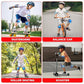 Youth/Kids Knee Pads Elbow Pads Wrist Guards Protective Gear Set for 3-15 Years Child Roller Skates, Skateboard, Cycling, Inline Skating, BMX Bike, Balance Bike, Scooter Riding and Other Outdoor Sports
