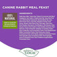 Nature's Logic Dry Dog Food - 100% Natural - No Synthetics - For All Ages, Sizes, Breeds - Free From Common Allergens, High Protein - Rabbit Meal Feast, 4.4lbs
