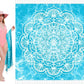 Oversized Turkish Beach Towel Blanket XXL Cotton Sandproof Towels Boho Woven Extra Large Big Sand Free Giant Throw Thick Blankets Huge Quilt XL Picnic Camping Necessities Cloud For Adult Gifts